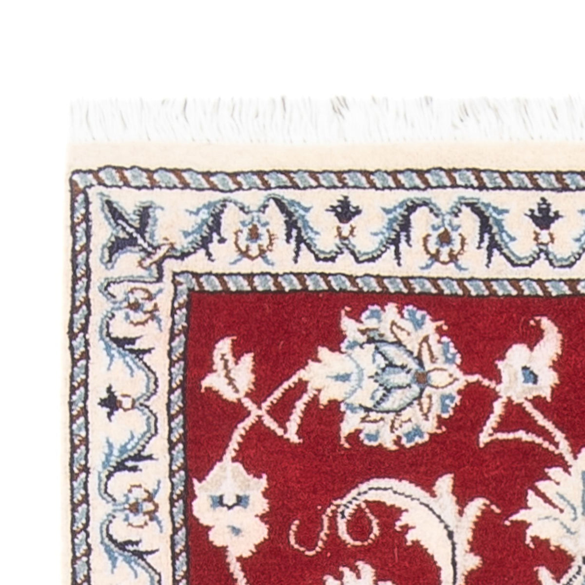 Perserteppich - Nain - 138 x 66 cm - rot