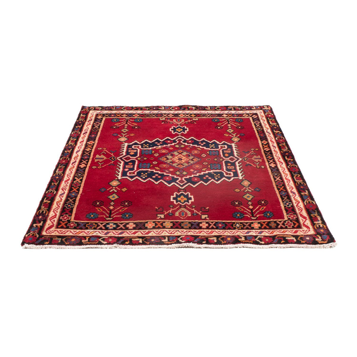 Perserteppich - Nomadic - 150 x 121 cm - rot