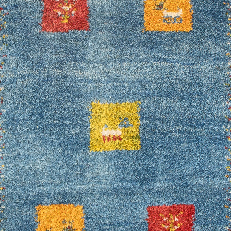 Gabbeh Teppich - Perser - 87 x 59 cm - mehrfarbig