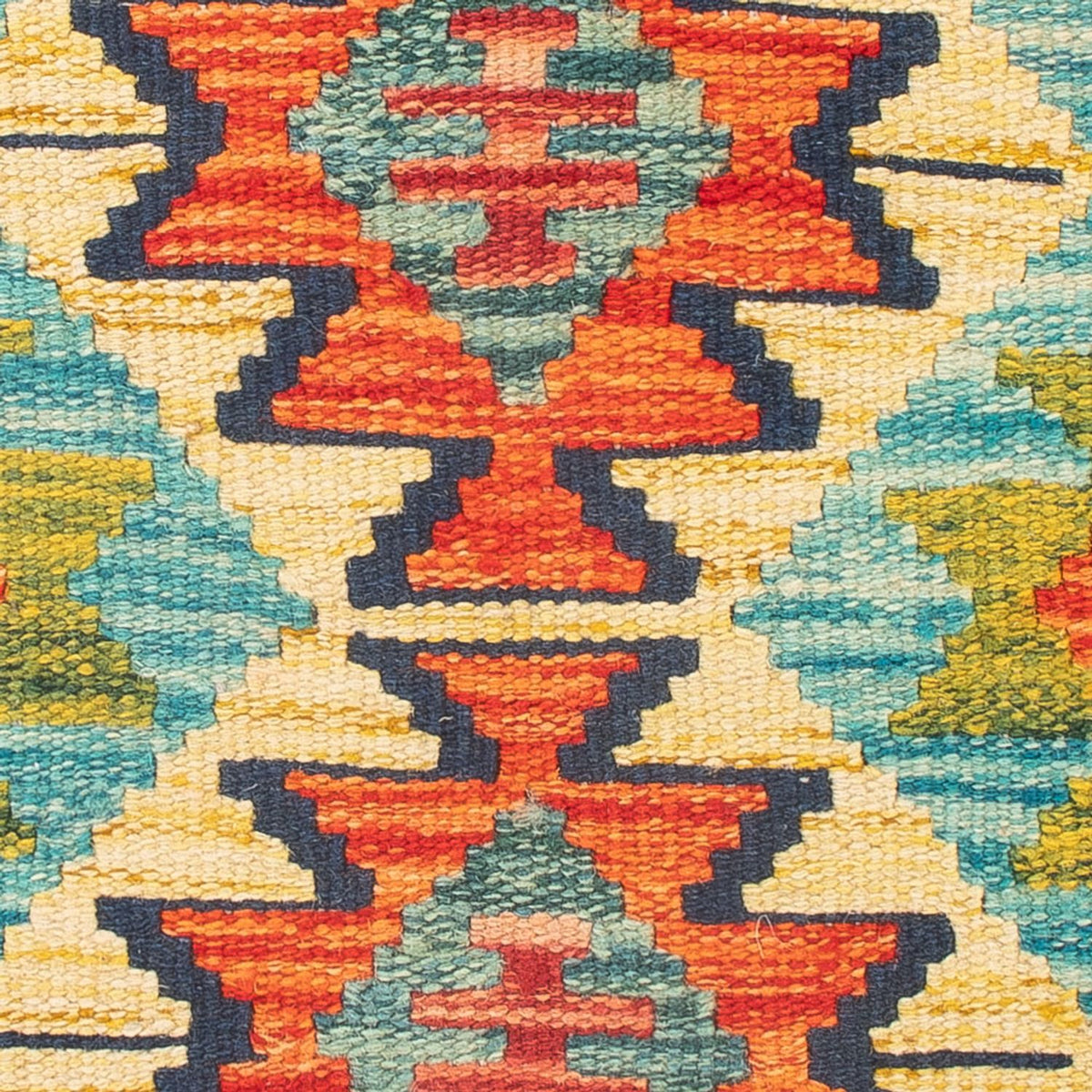 Kelim Teppich - Splash - 60 x 40 cm - mehrfarbig