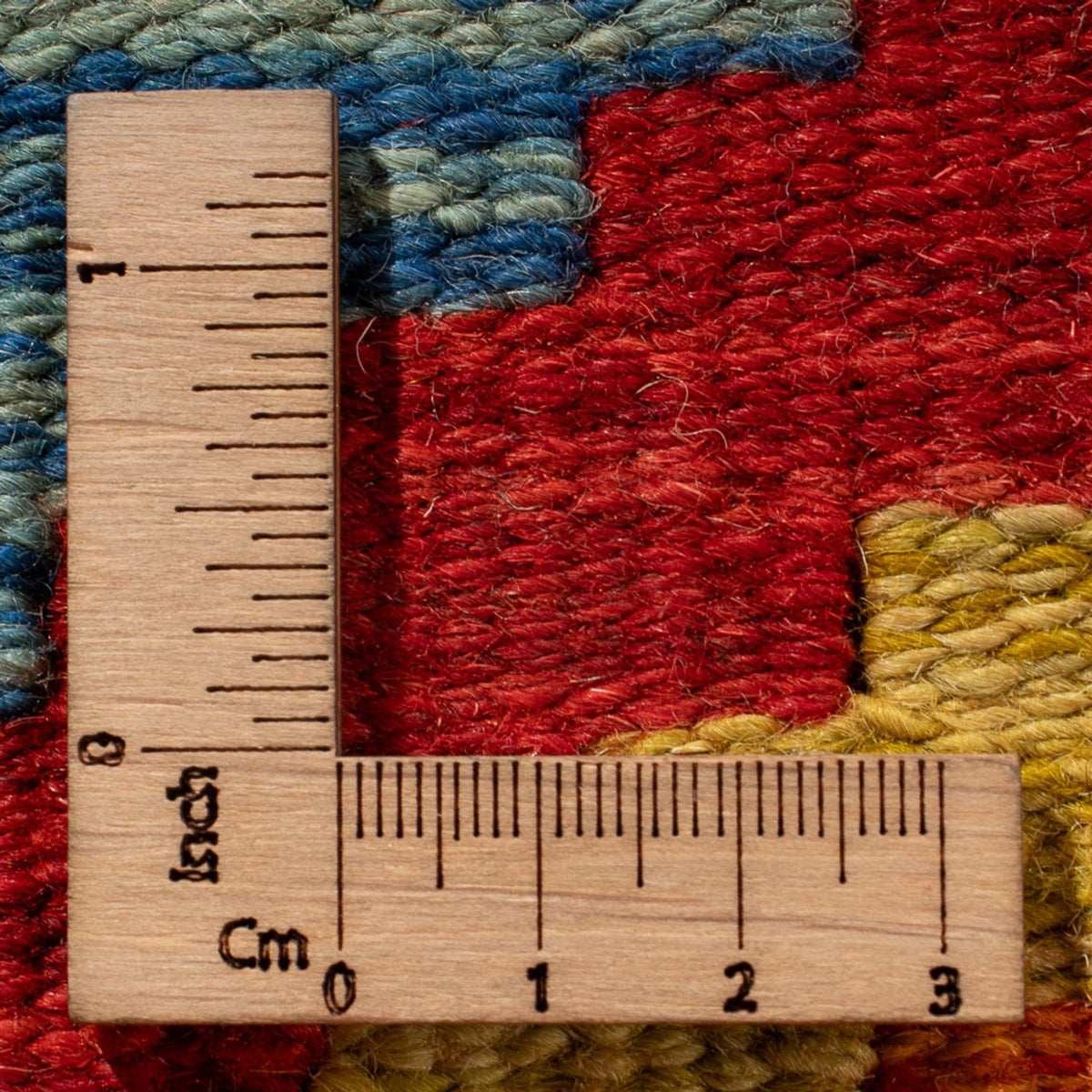 Kelim Teppich - Splash - 60 x 40 cm - mehrfarbig