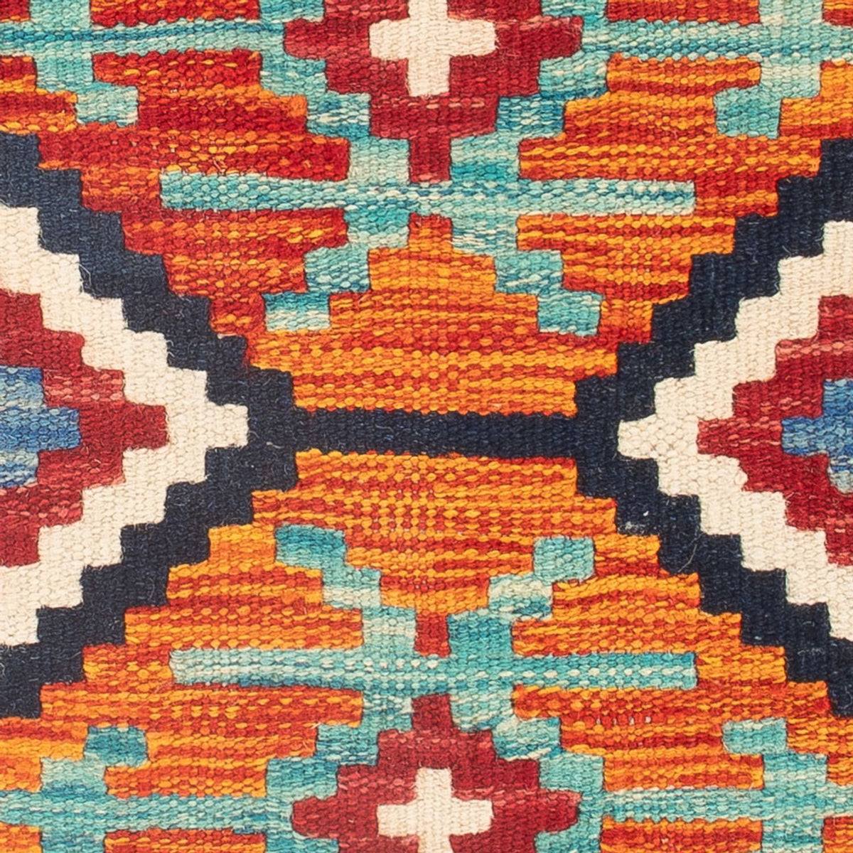 Kelim Teppich - Splash - 60 x 40 cm - mehrfarbig