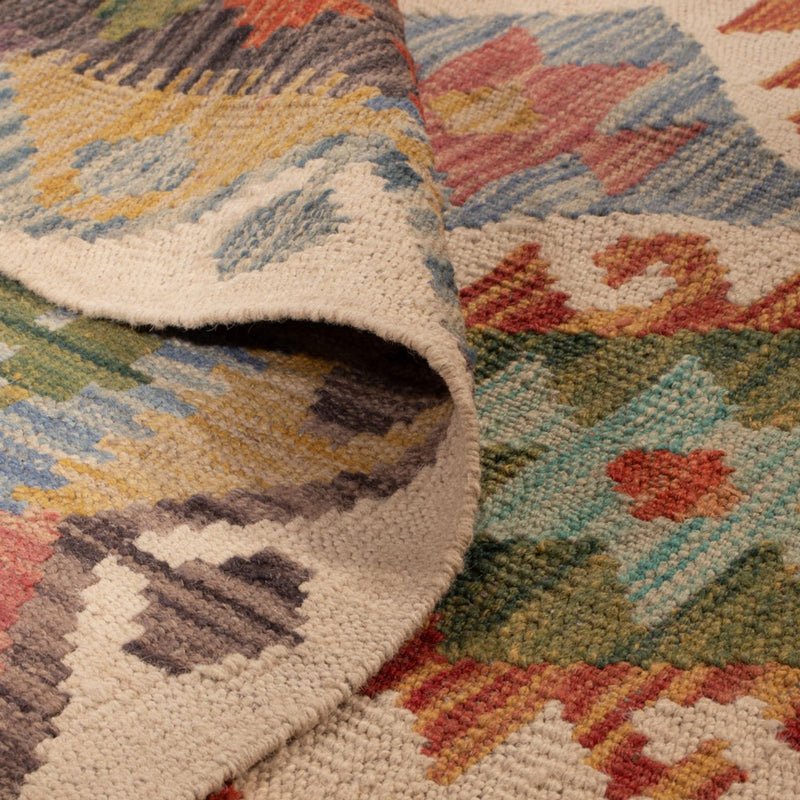 Kelim Teppich - Splash - 201 x 153 cm - mehrfarbig