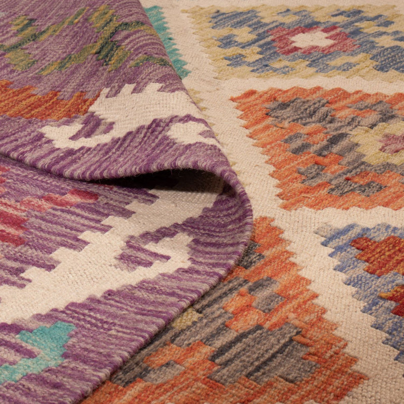 Kelim Teppich - Splash - 246 x 206 cm - mehrfarbig