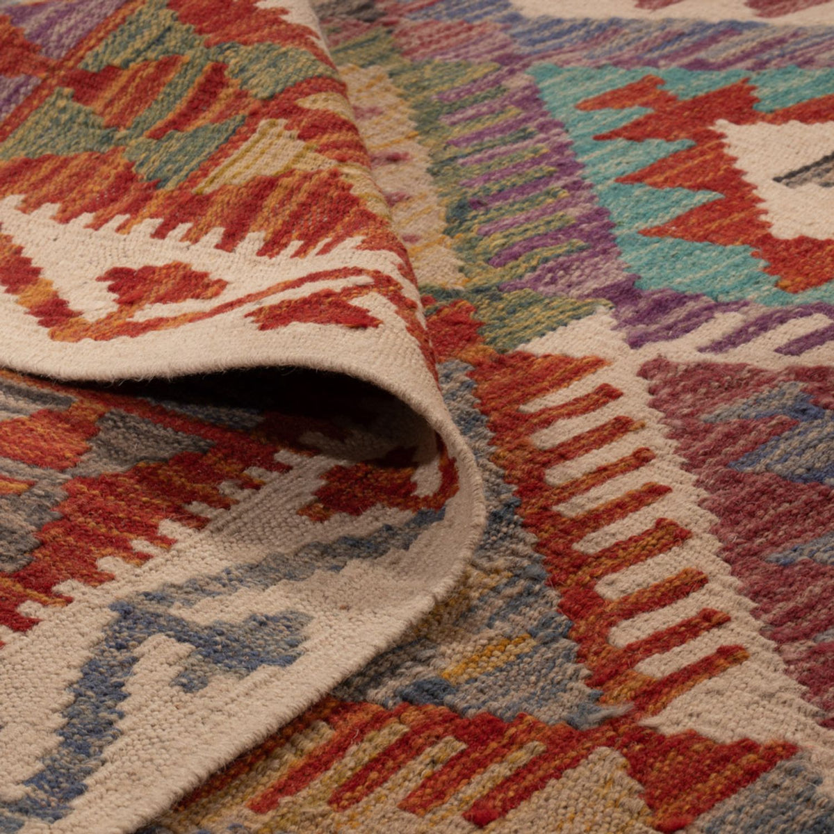 Kelim Teppich - Splash - 299 x 200 cm - mehrfarbig