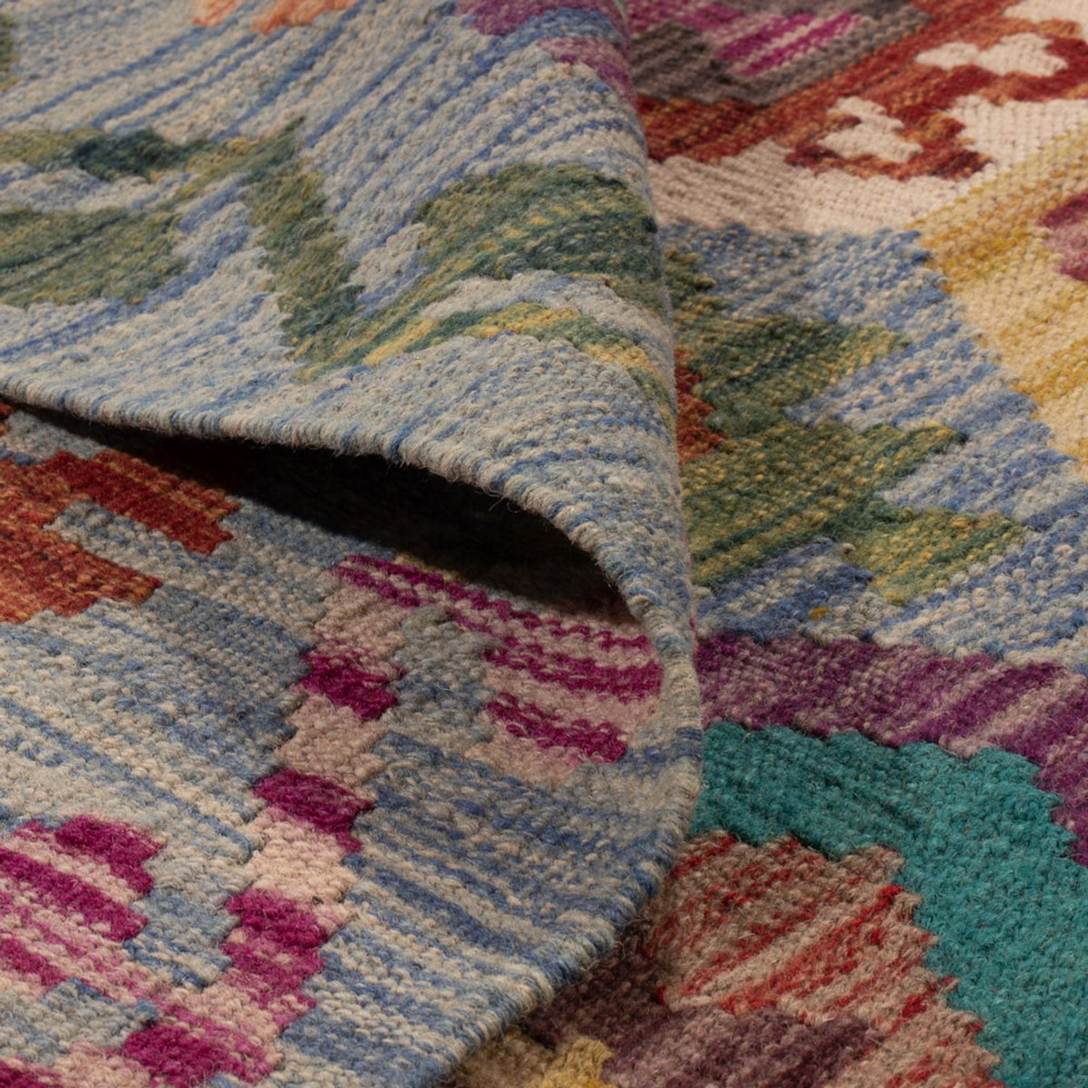 Kelim Teppich - Splash - 300 x 203 cm - mehrfarbig