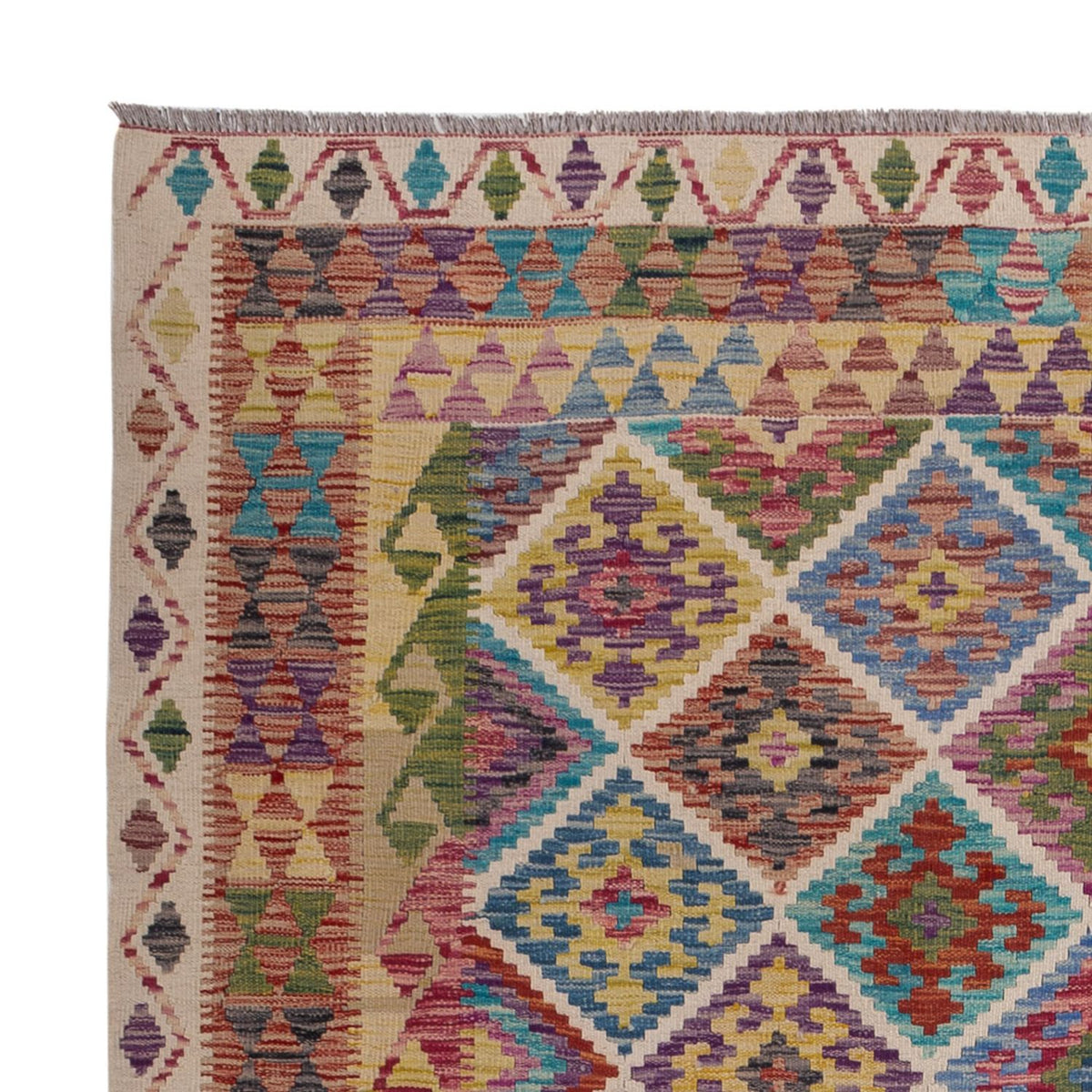 Kelim Teppich - Splash - 285 x 206 cm - mehrfarbig