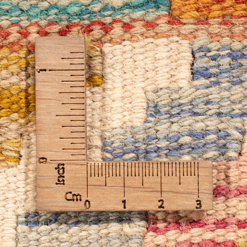 Läufer Kelim - Splash - 195 x 95 cm - mehrfarbig