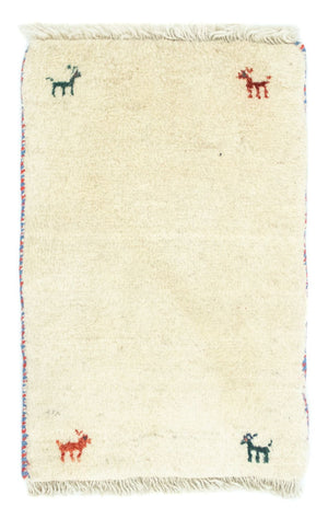 Gabbeh Teppich - Perser 60 x 40 cm - beige