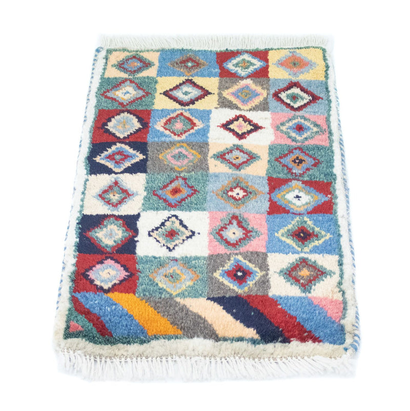 Gabbeh Teppich - Perser 60 x 40 cm - mehrfarbig