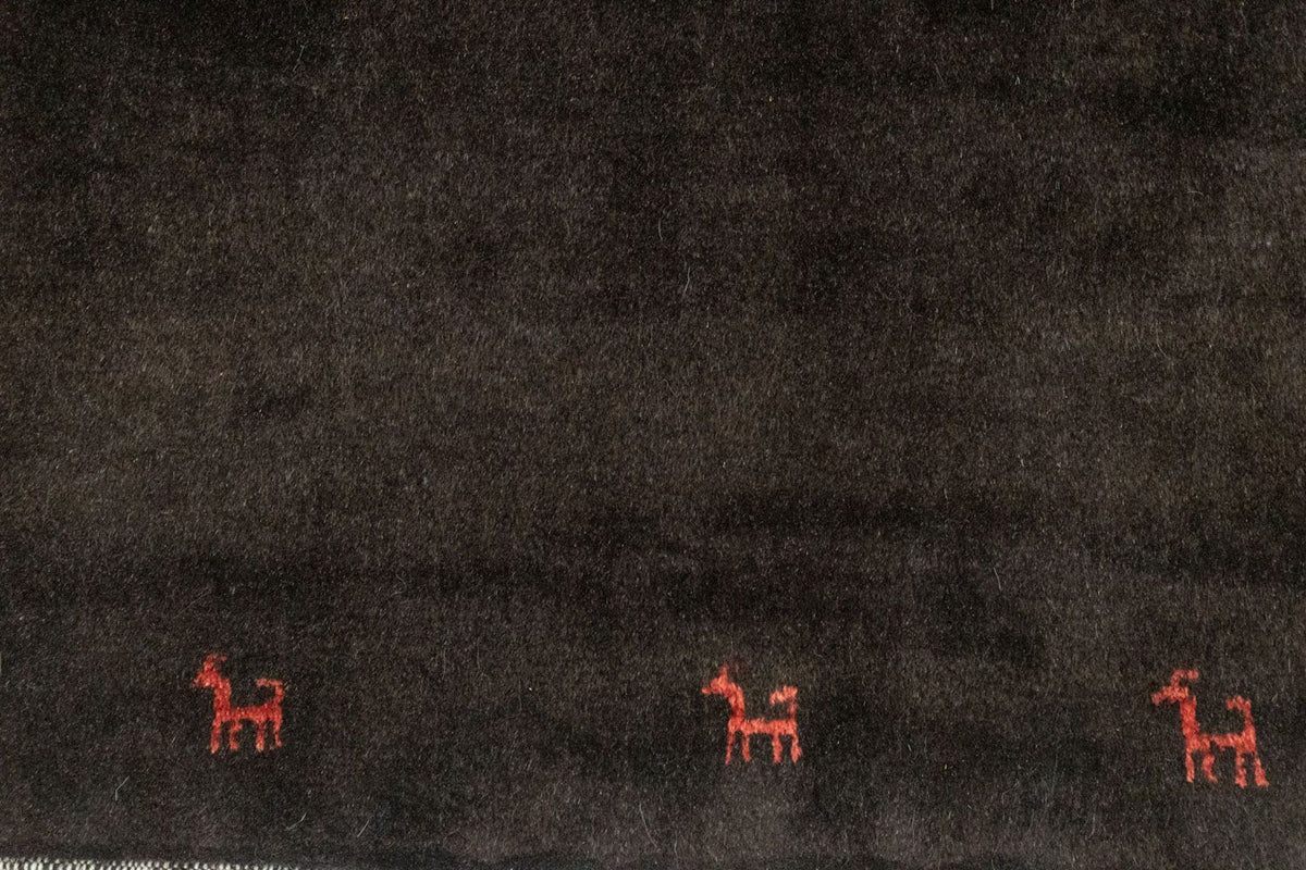 Gabbeh Teppich - Perser 130 x 85 cm - blau