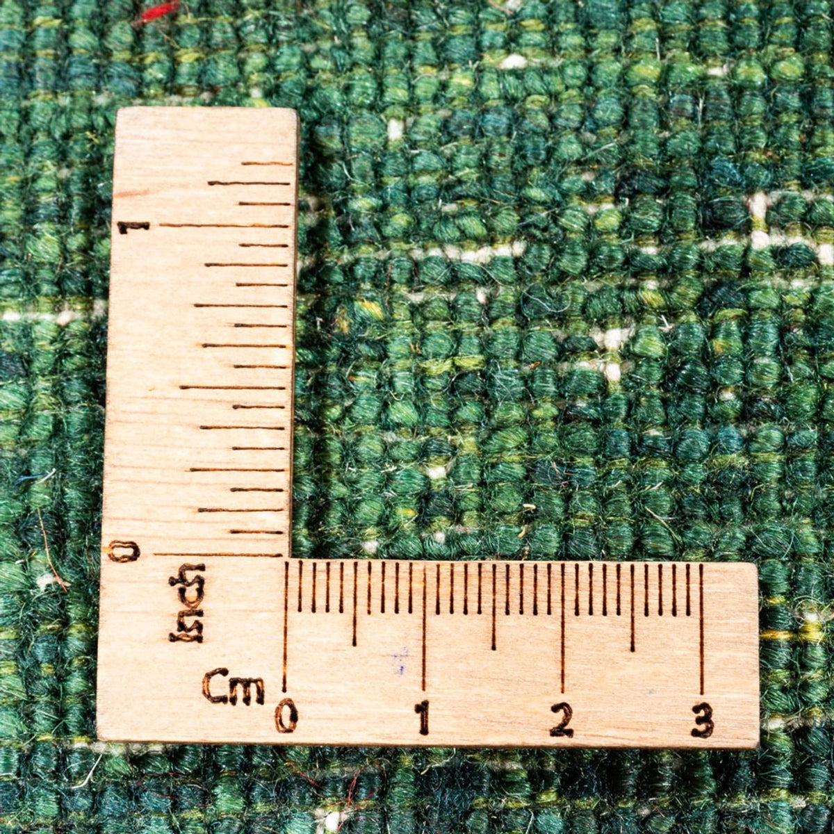 Gabbeh Teppich - Loribaft Perser - 120 x 79 cm - grün