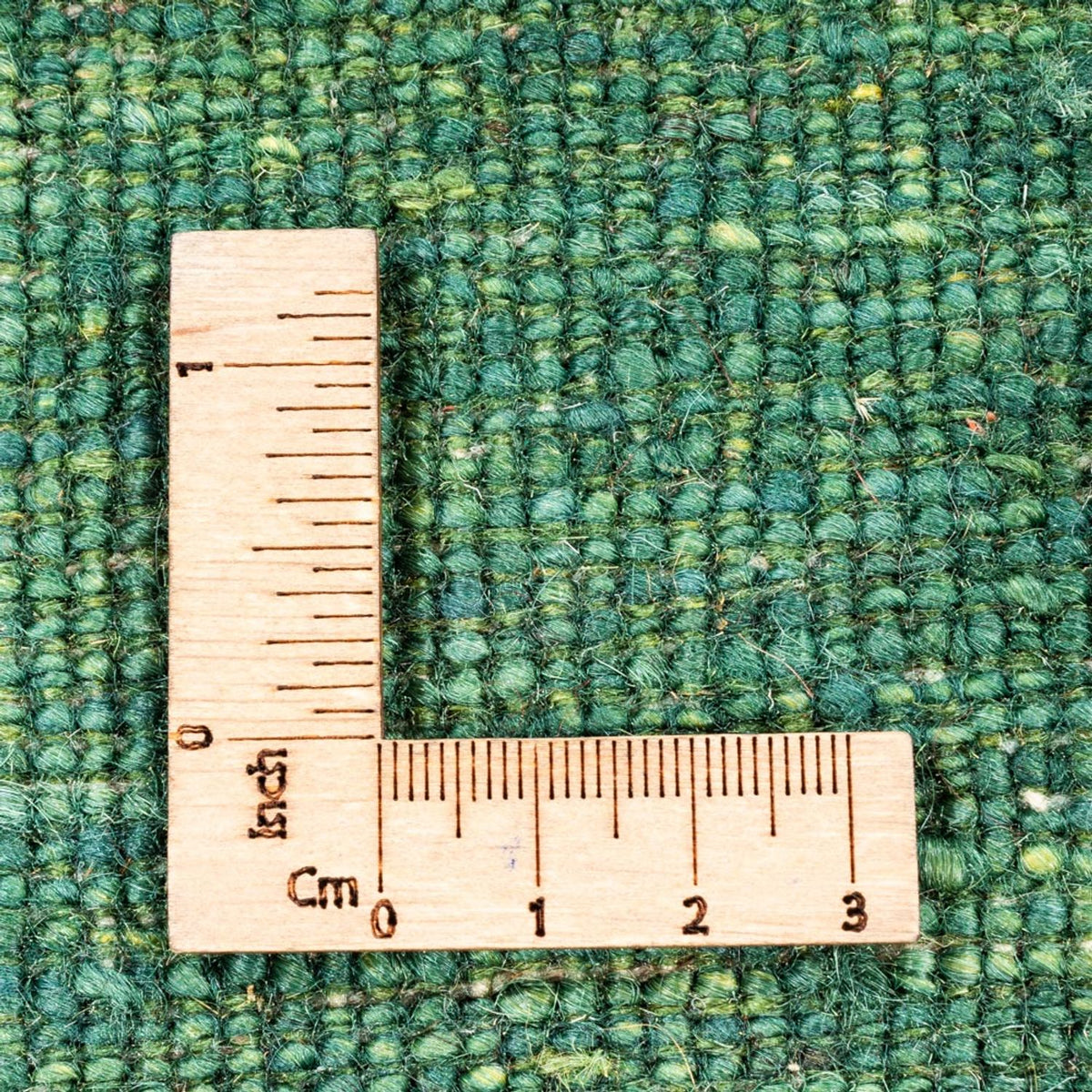 Gabbeh Teppich - Loribaft Perser - 126 x 83 cm - grün