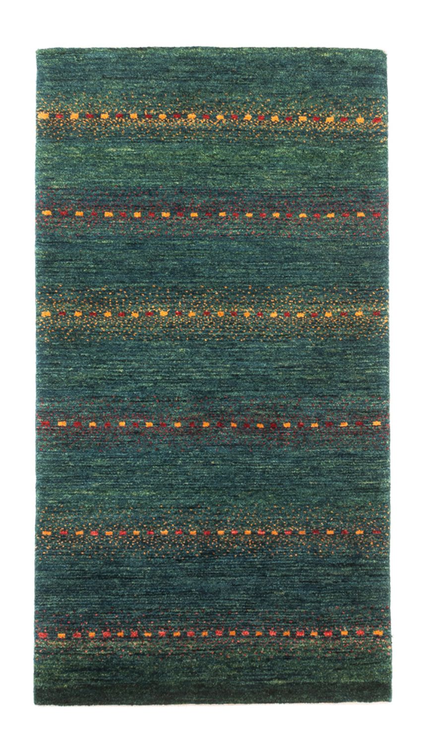 Gabbeh Teppich - Loribaft Perser - 136 x 68 cm - grün