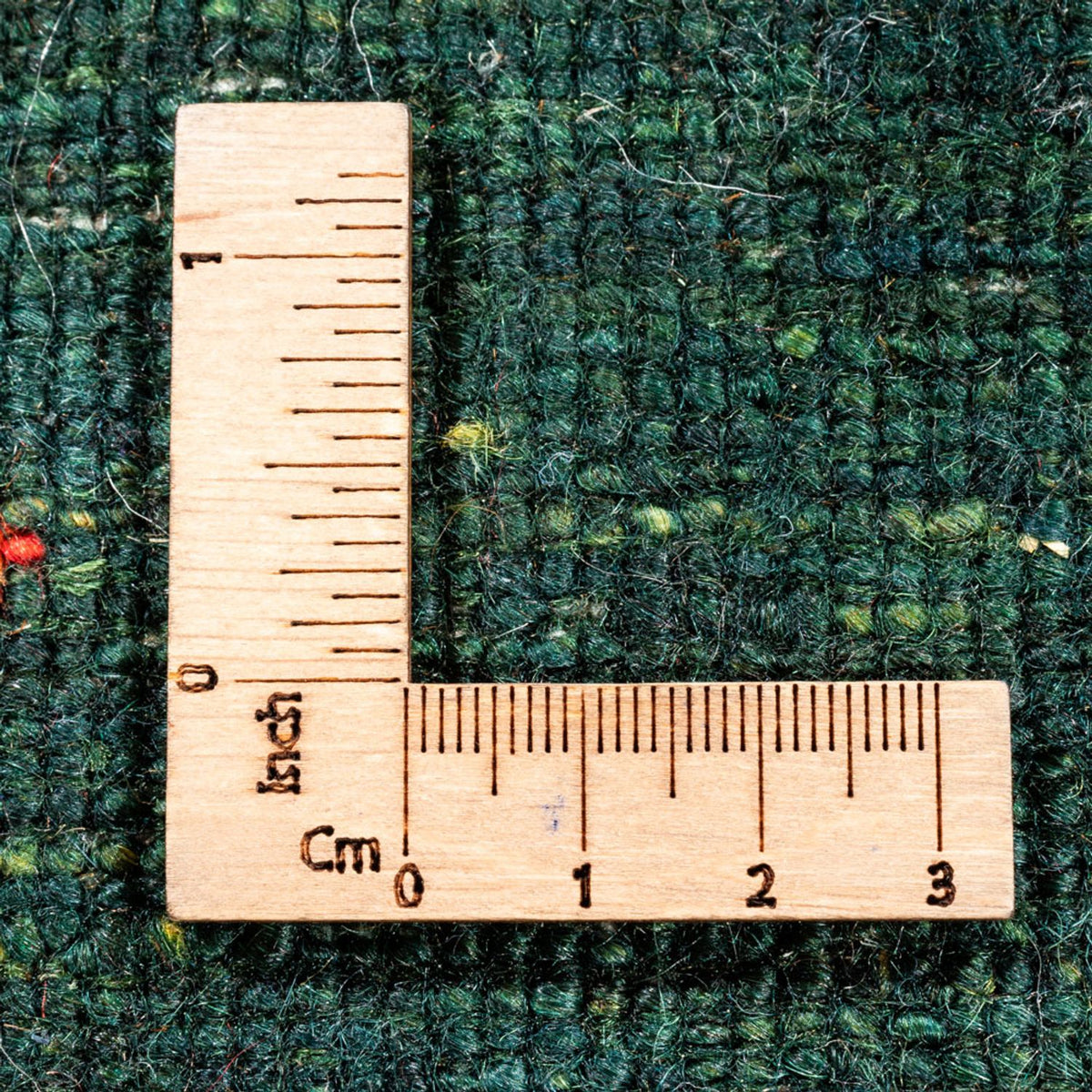 Gabbeh Teppich - Loribaft Perser - 121 x 85 cm - grün