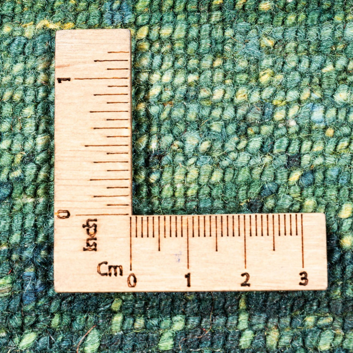 Gabbeh Teppich - Loribaft Perser - 135 x 84 cm - grün