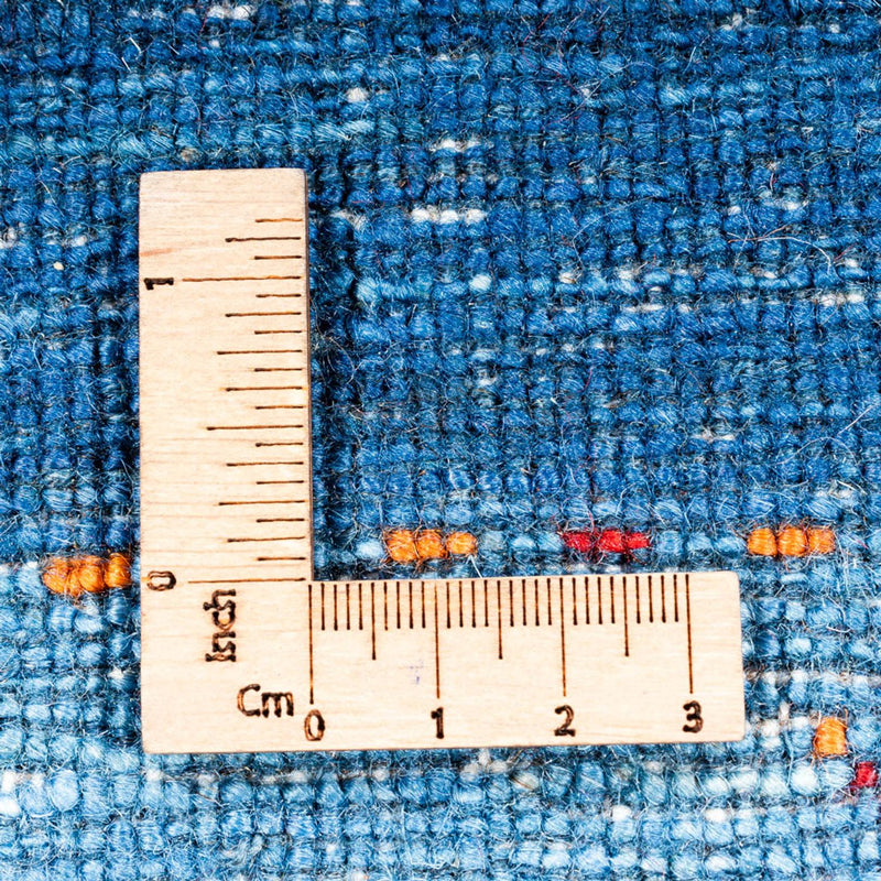 Gabbeh Teppich - Loribaft Perser - 145 x 101 cm - blau