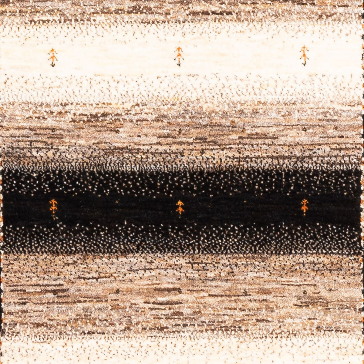 Gabbeh Teppich - Loribaft Perser - 195 x 124 cm - grau