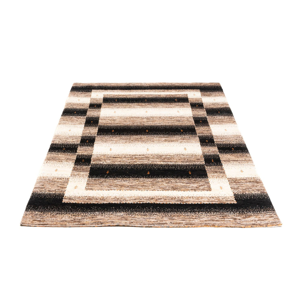 Gabbeh Teppich - Loribaft Perser - 195 x 124 cm - grau