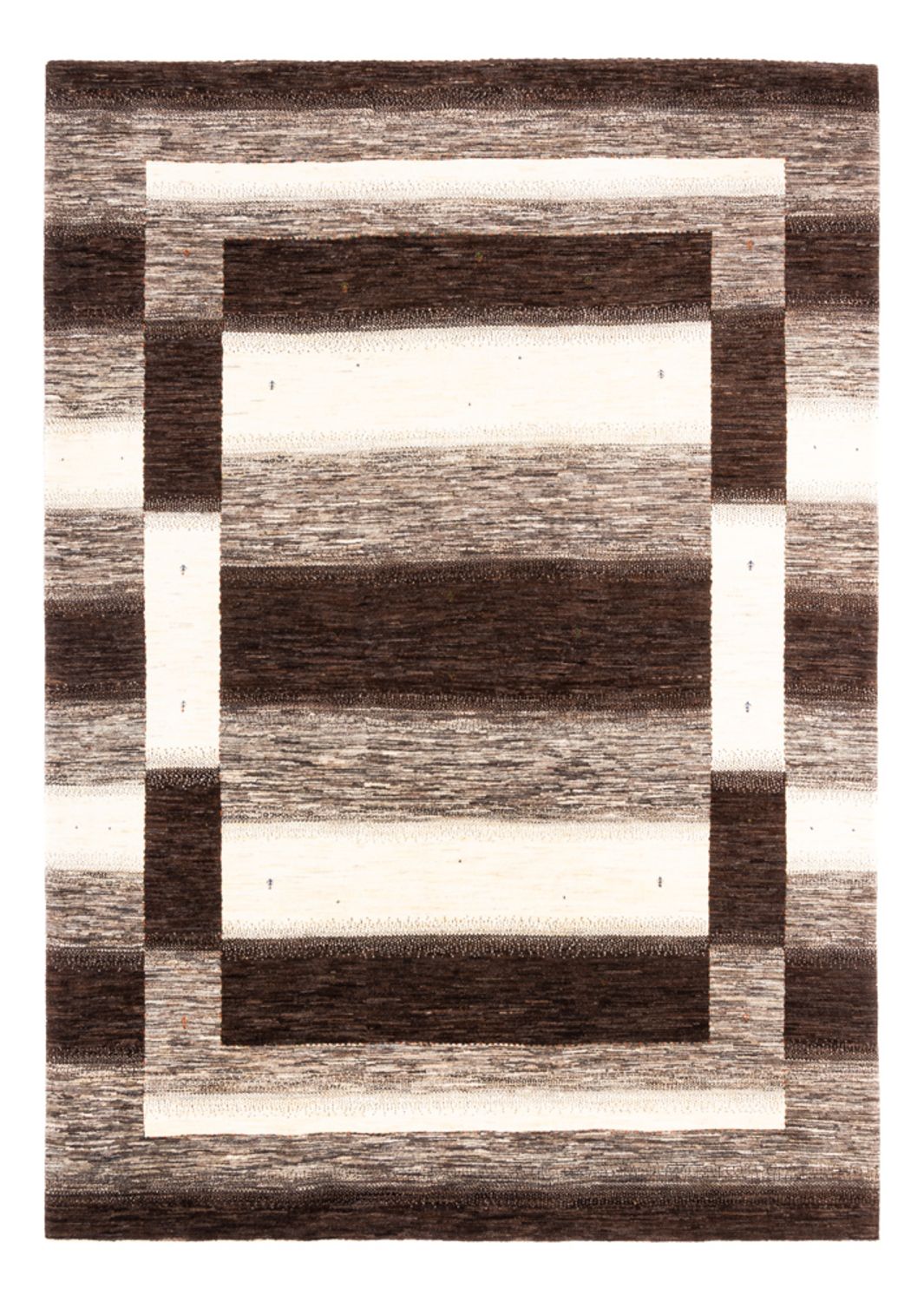 Gabbeh Teppich - Loribaft Perser - 297 x 221 cm - grau