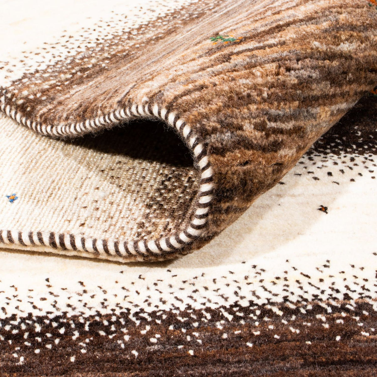 Gabbeh Teppich - Loribaft Perser - 257 x 221 cm - braun