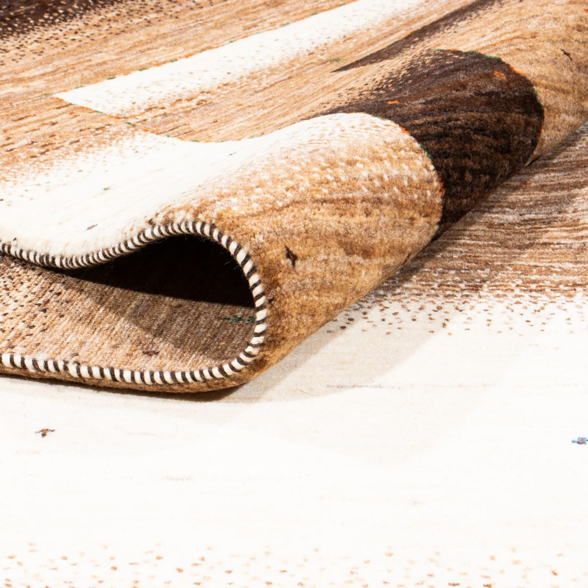 Gabbeh Teppich - Loribaft Perser - 315 x 225 cm - braun