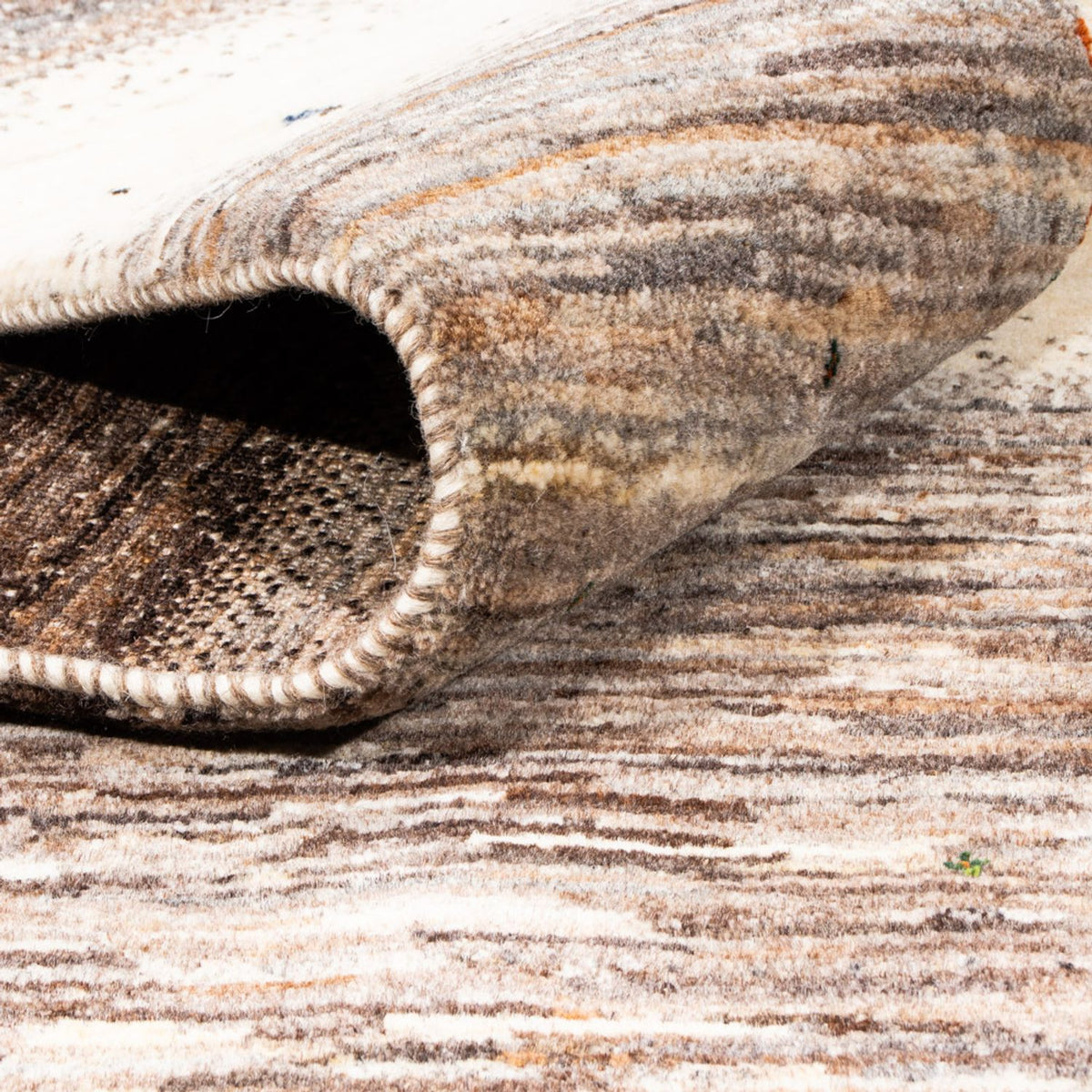 Gabbeh Teppich - Loribaft Perser - 290 x 207 cm - natur