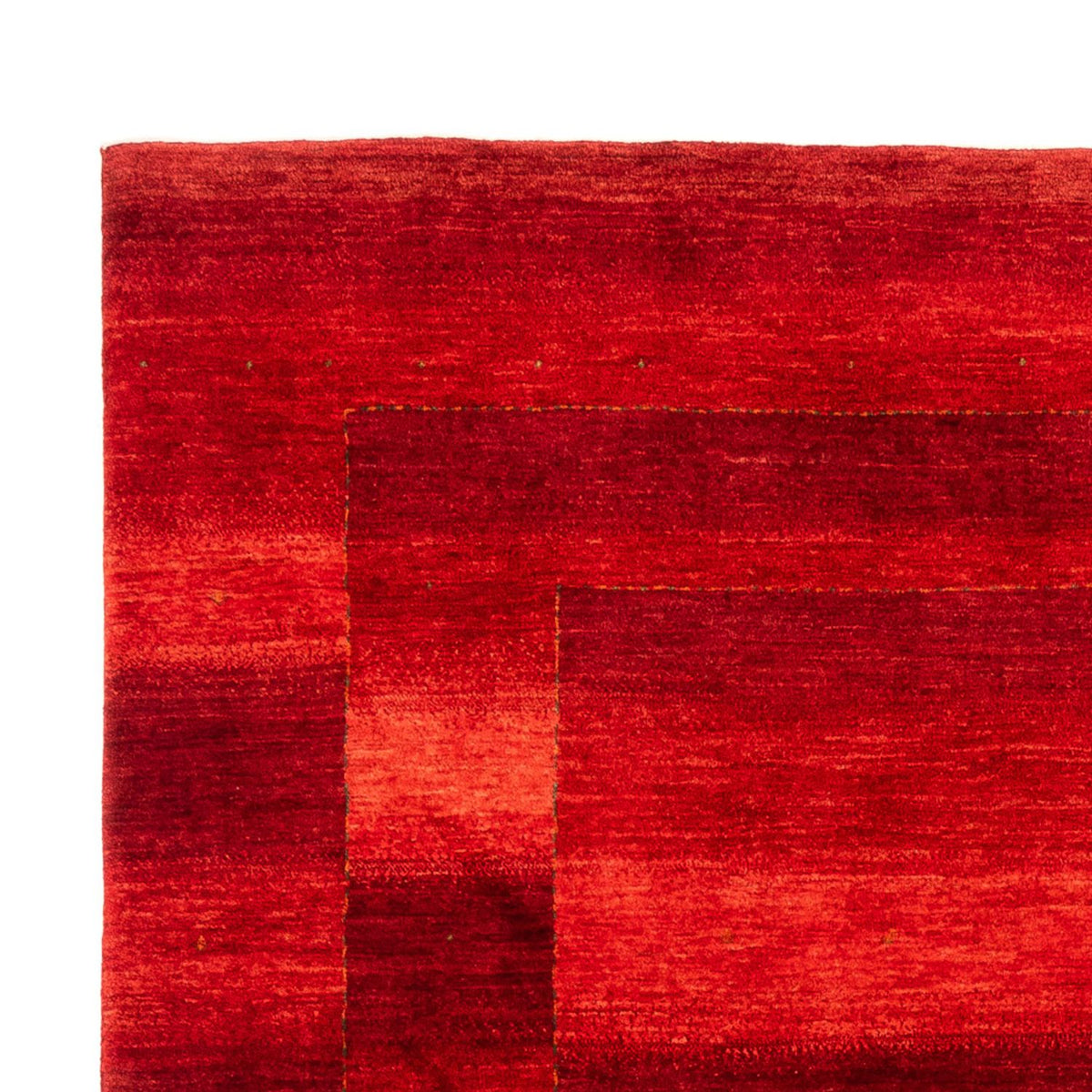 Gabbeh Teppich - Loribaft Perser - 303 x 210 cm - rot