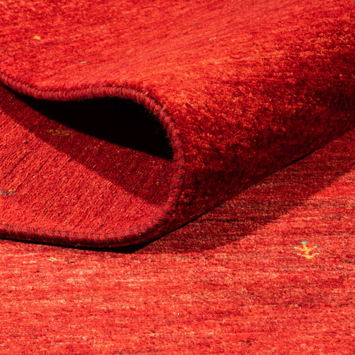 Gabbeh Teppich - Loribaft Perser - 298 x 198 cm - rot