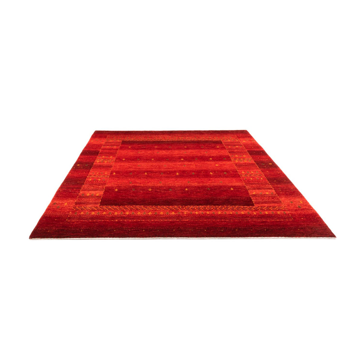 Gabbeh Teppich - Loribaft Perser - 277 x 220 cm - rot
