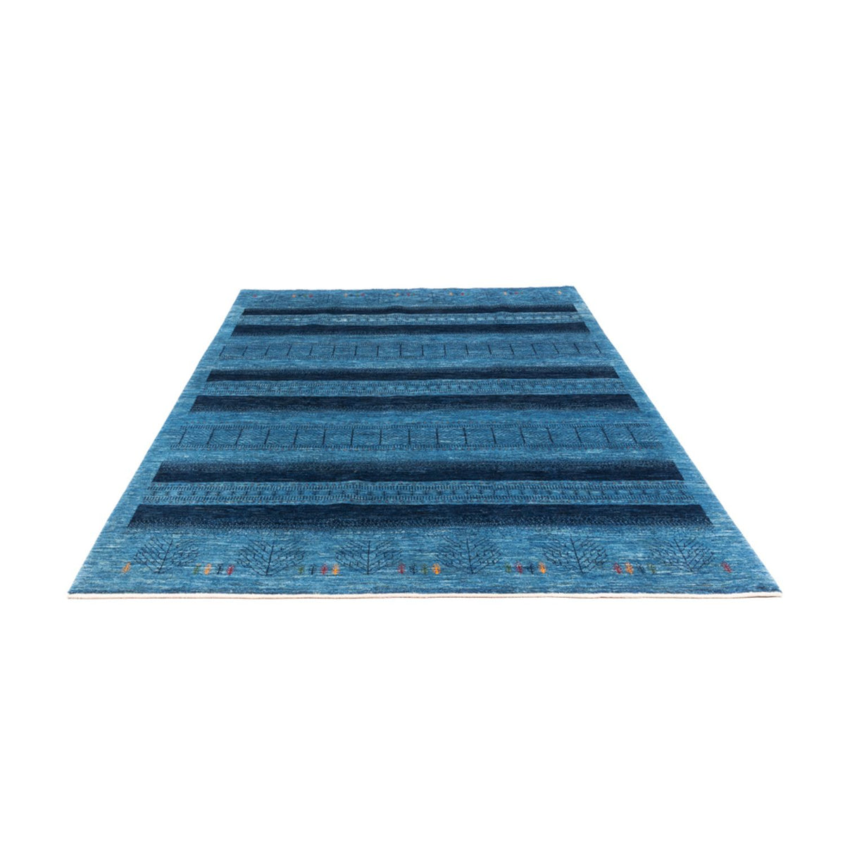 Gabbeh Teppich - Loribaft Perser - 244 x 178 cm - blau