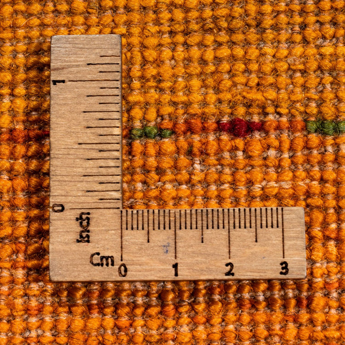 Gabbeh Teppich - Loribaft Perser - 162 x 125 cm - gold