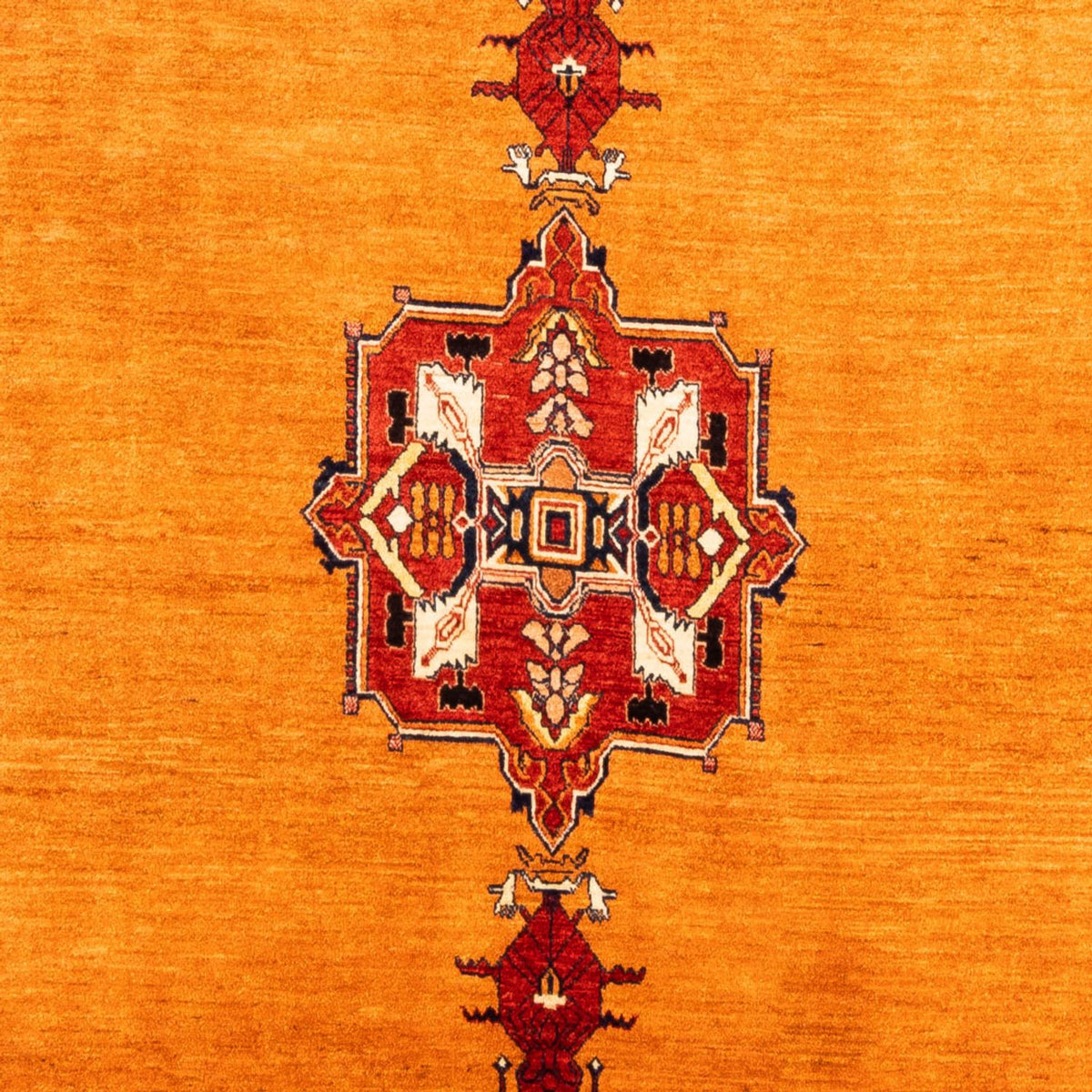 Gabbeh Teppich - Loribaft Perser - 300 x 210 cm - gold