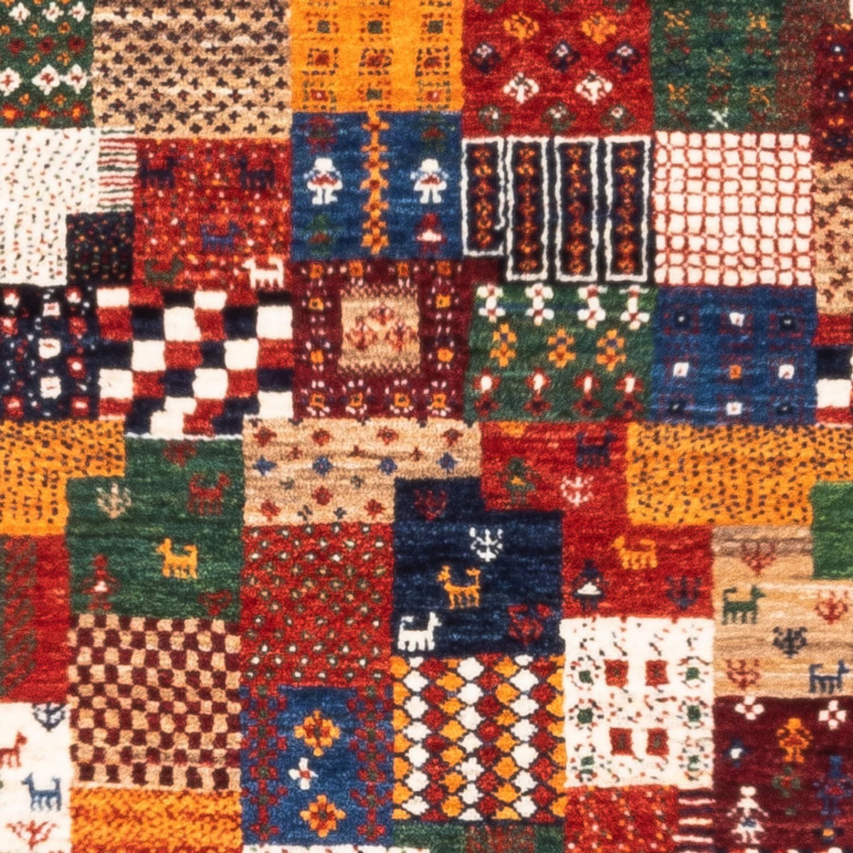 Gabbeh Teppich - Loribaft Perser - Royal - 128 x 80 cm - mehrfarbig