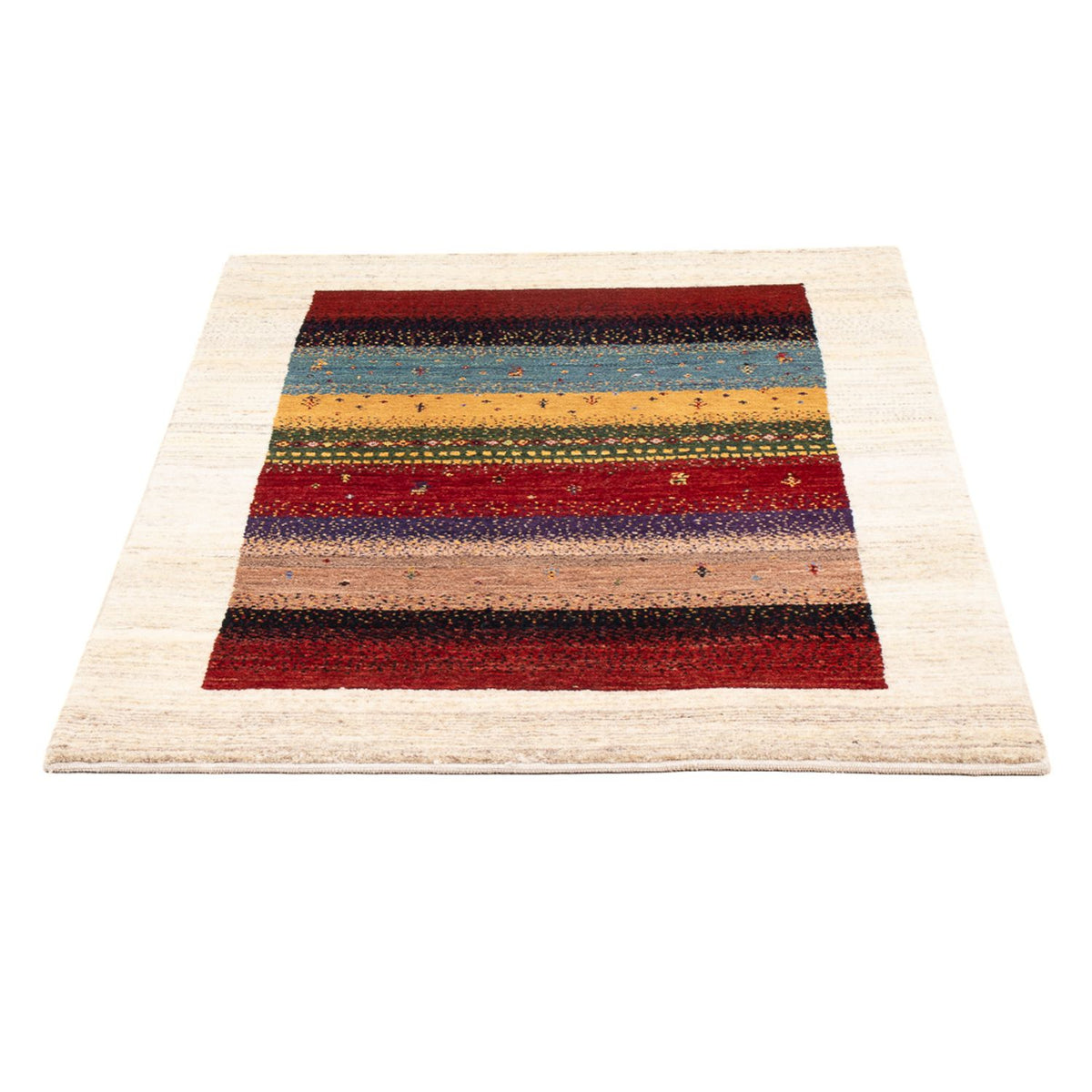 Gabbeh Teppich - Loribaft Perser - Royal - 130 x 85 cm - mehrfarbig