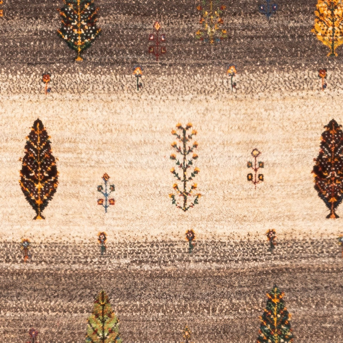 Gabbeh Teppich - Loribaft Perser - Royal - 125 x 88 cm - grau