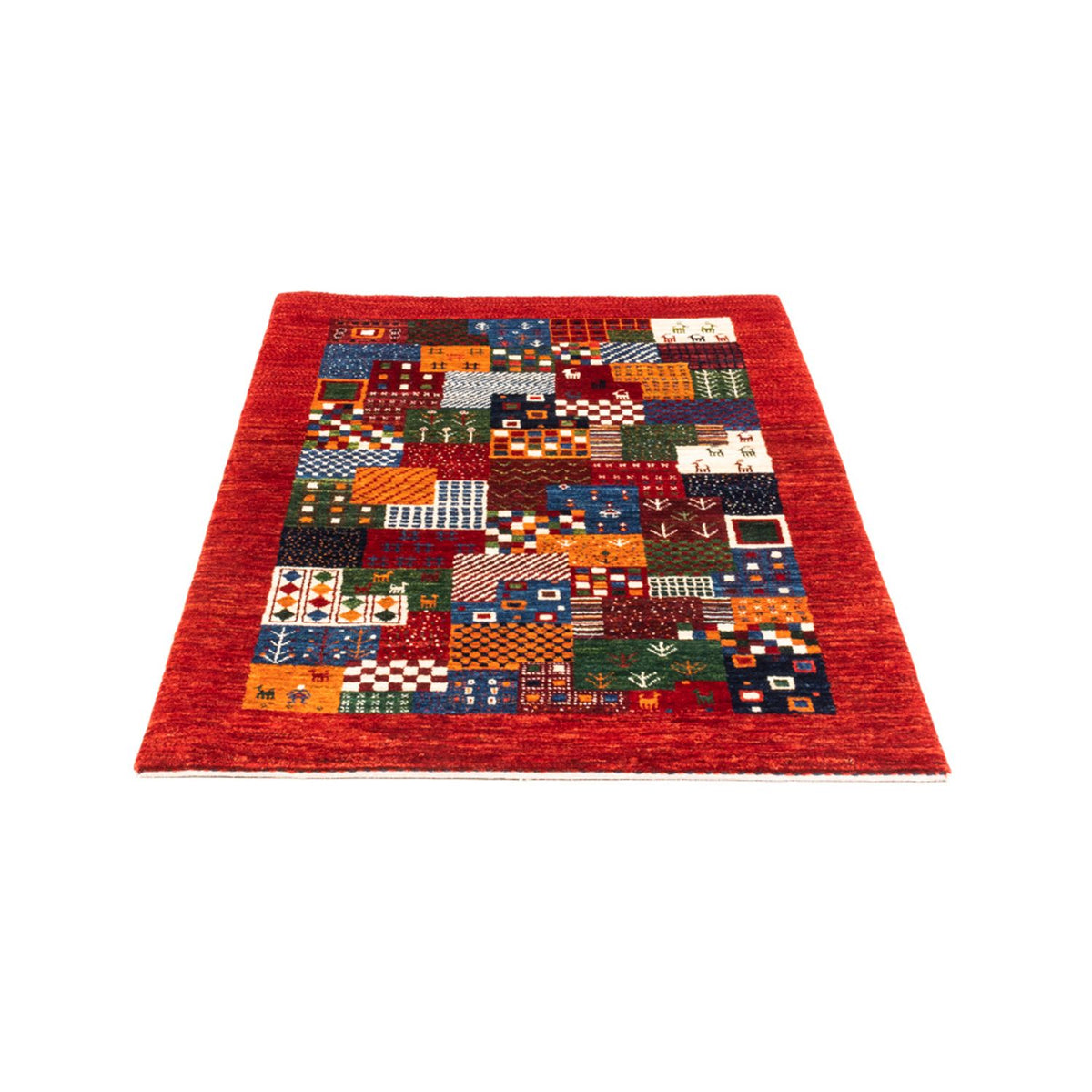 Gabbeh Teppich - Loribaft Perser - Royal - 132 x 86 cm - mehrfarbig