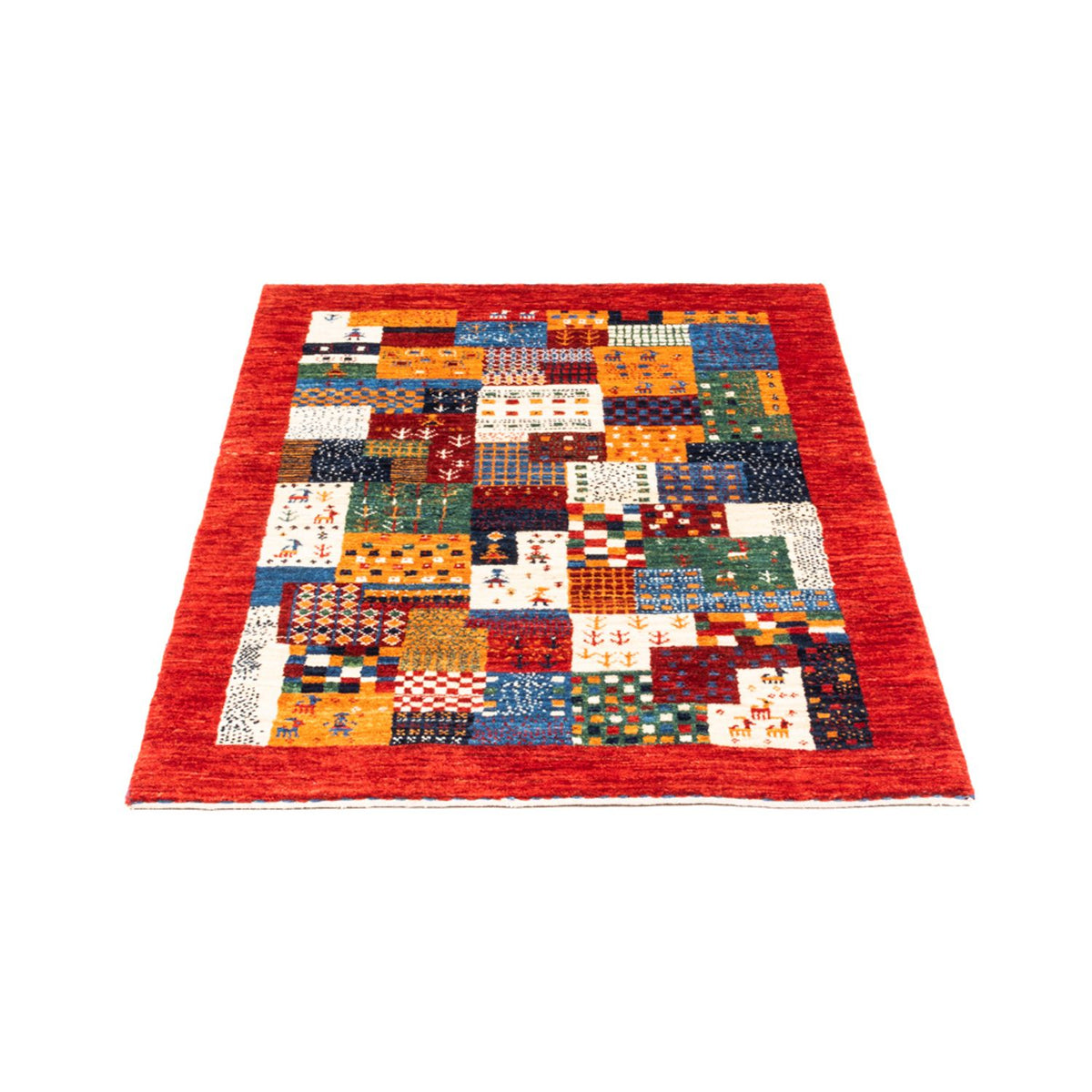 Gabbeh Teppich - Loribaft Perser - Royal - 119 x 79 cm - mehrfarbig