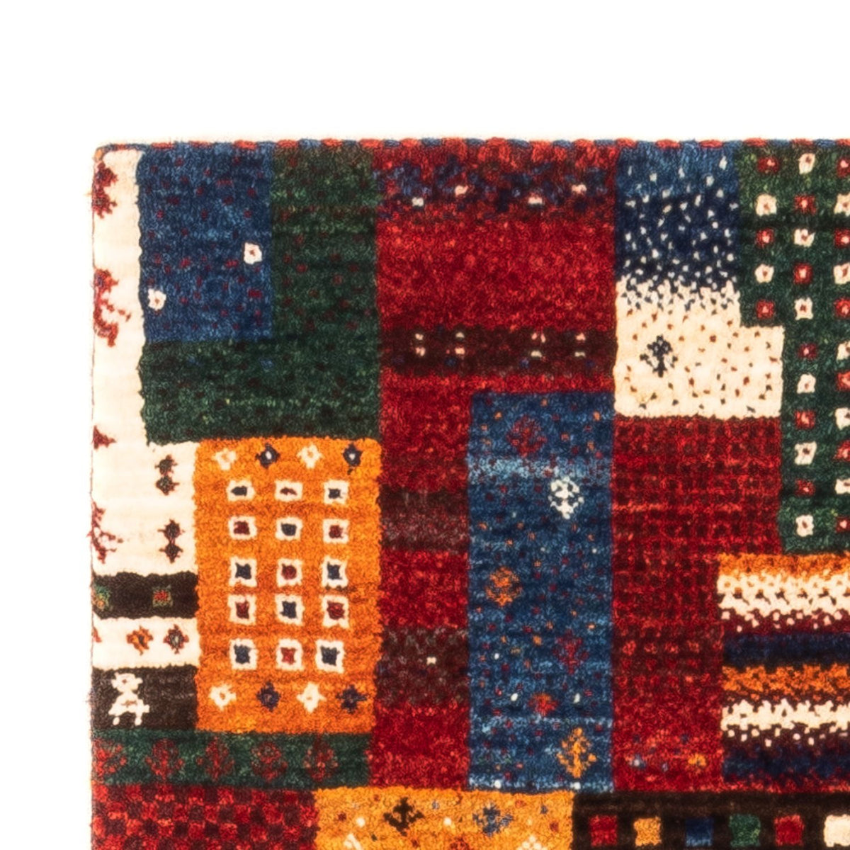 Gabbeh Teppich - Loribaft Perser - Royal - 132 x 80 cm - mehrfarbig