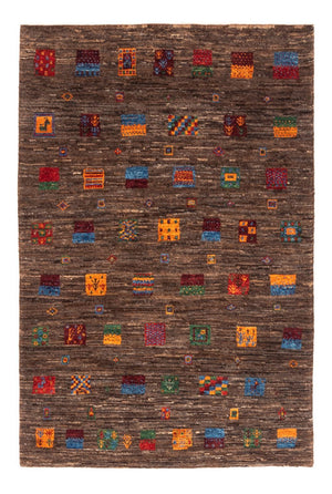 Gabbeh Teppich - Loribaft Perser - Royal - 119 x 82 cm - grau