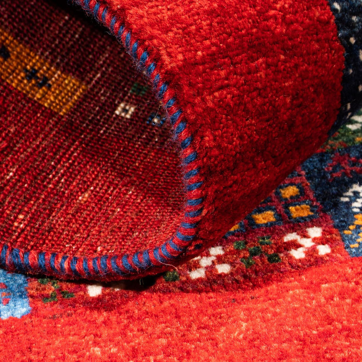 Gabbeh Teppich - Loribaft Perser - Royal - 130 x 83 cm - mehrfarbig