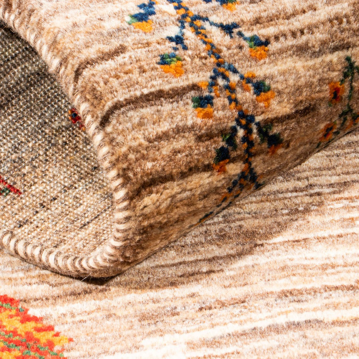 Gabbeh Teppich - Loribaft Perser - Royal - 133 x 81 cm - mehrfarbig