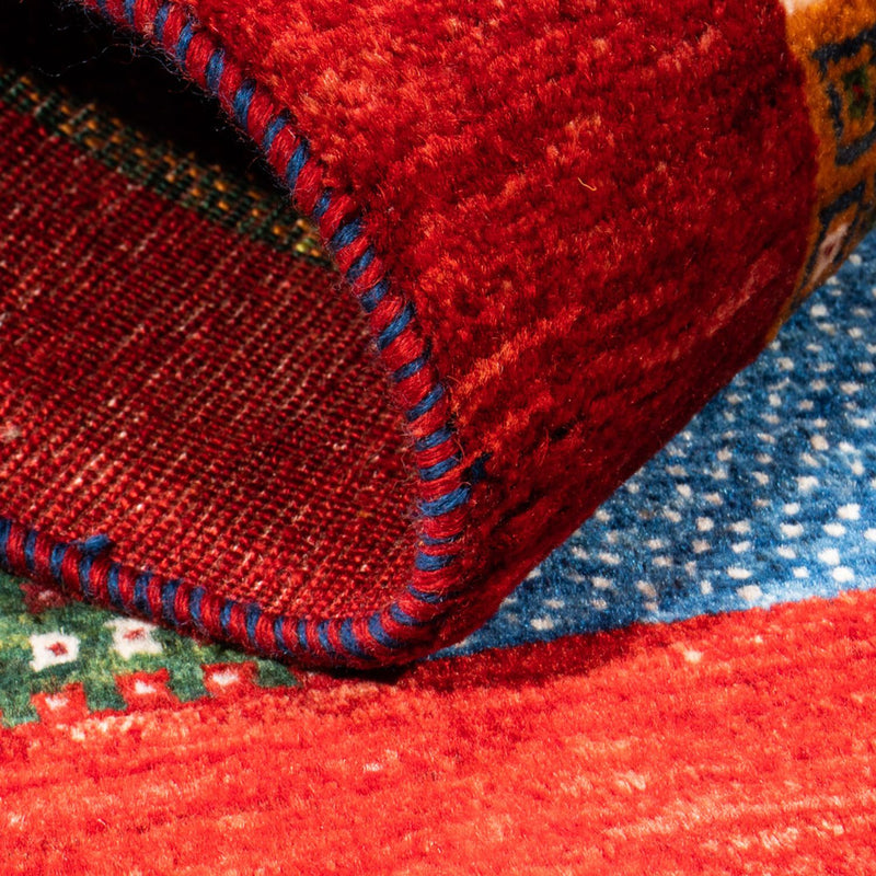 Gabbeh Teppich - Loribaft Perser - Royal - 126 x 86 cm - mehrfarbig