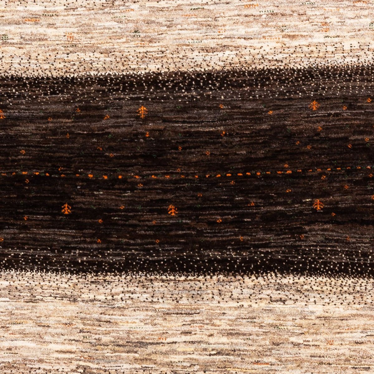 Gabbeh Teppich - Loribaft Perser - 198 x 160 cm - grau