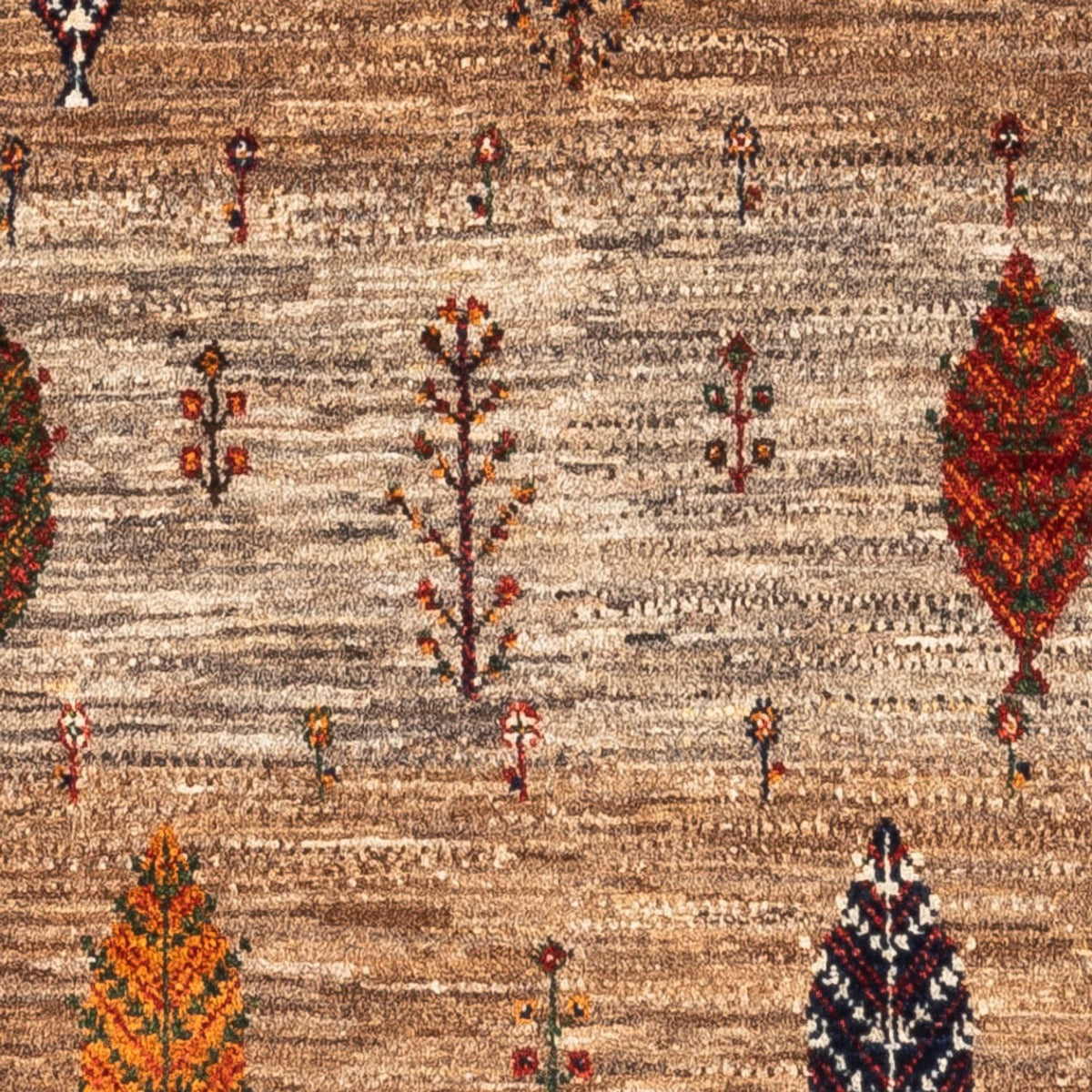 Gabbeh Teppich - Loribaft Perser - Royal - 133 x 83 cm - grau