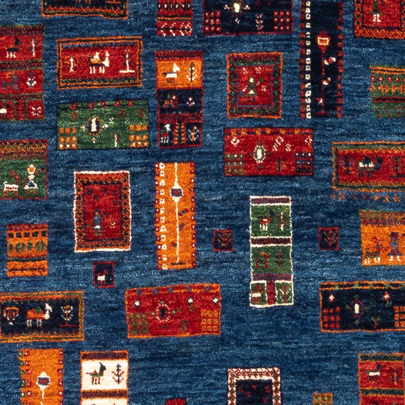 Gabbeh Teppich - Loribaft Perser - Royal - 123 x 86 cm - mehrfarbig