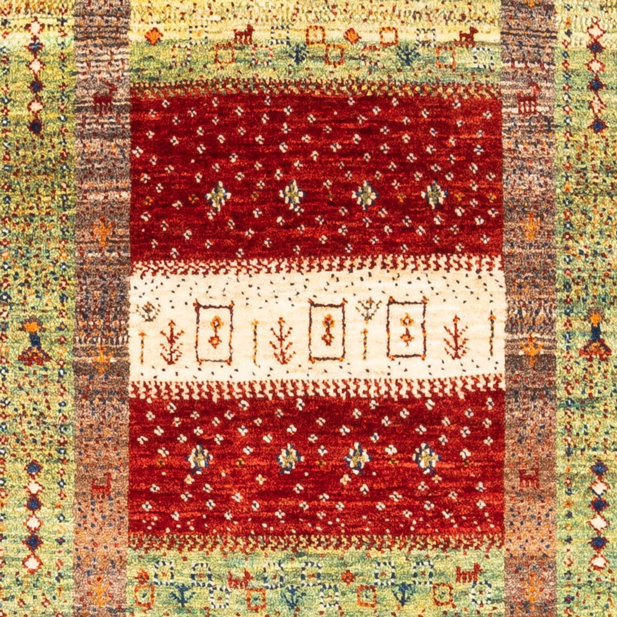 Gabbeh Teppich - Loribaft Perser - Royal - 145 x 90 cm - mehrfarbig
