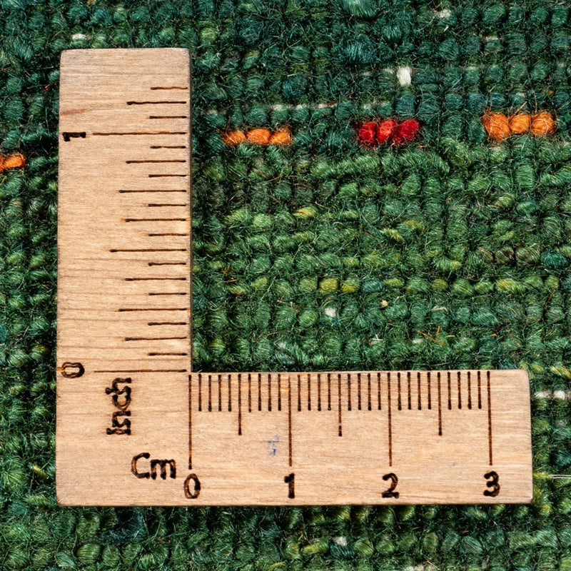 Gabbeh Teppich - Loribaft Perser - 200 x 160 cm - grün