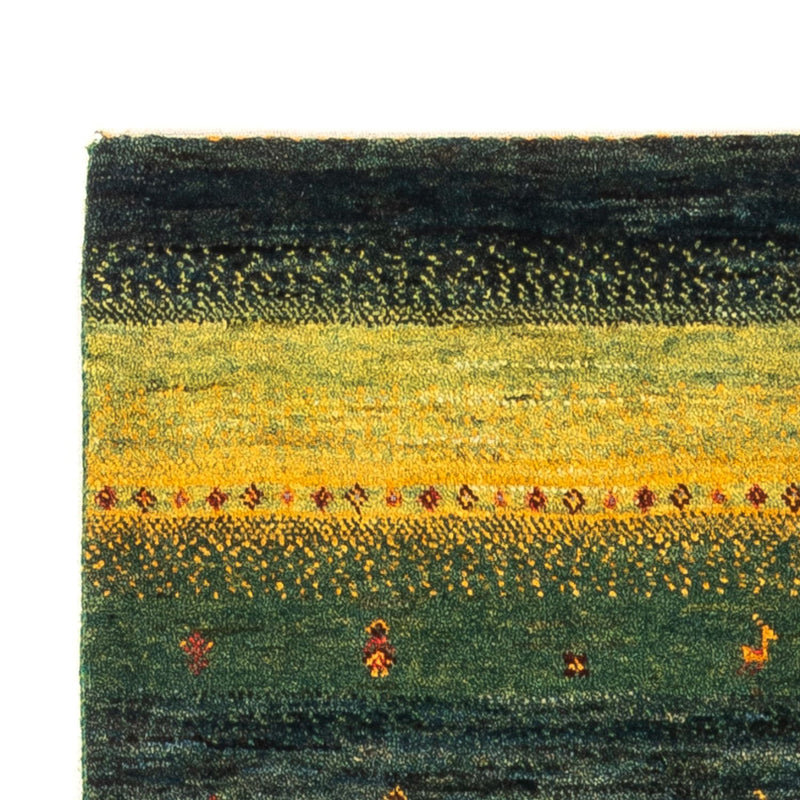 Gabbeh Teppich - Loribaft Perser - Royal - 133 x 82 cm - grün