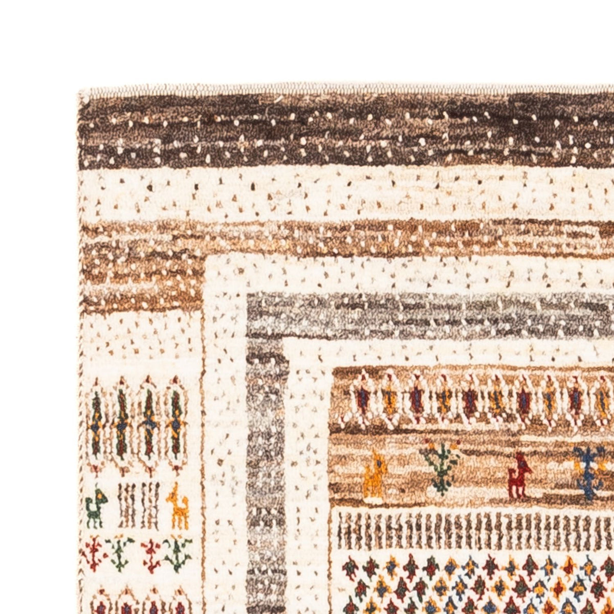 Gabbeh Teppich - Loribaft Perser - Royal - 117 x 76 cm - mehrfarbig